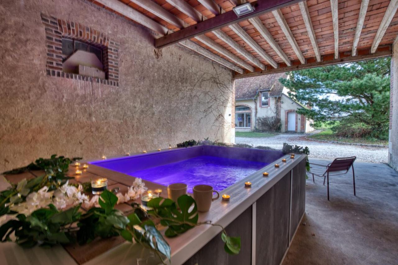 Crazy Villa Le Petit Belair 18 - Heated Pool - Foot - 2H Paris - 30P Aubigny-sur-Nere Luaran gambar