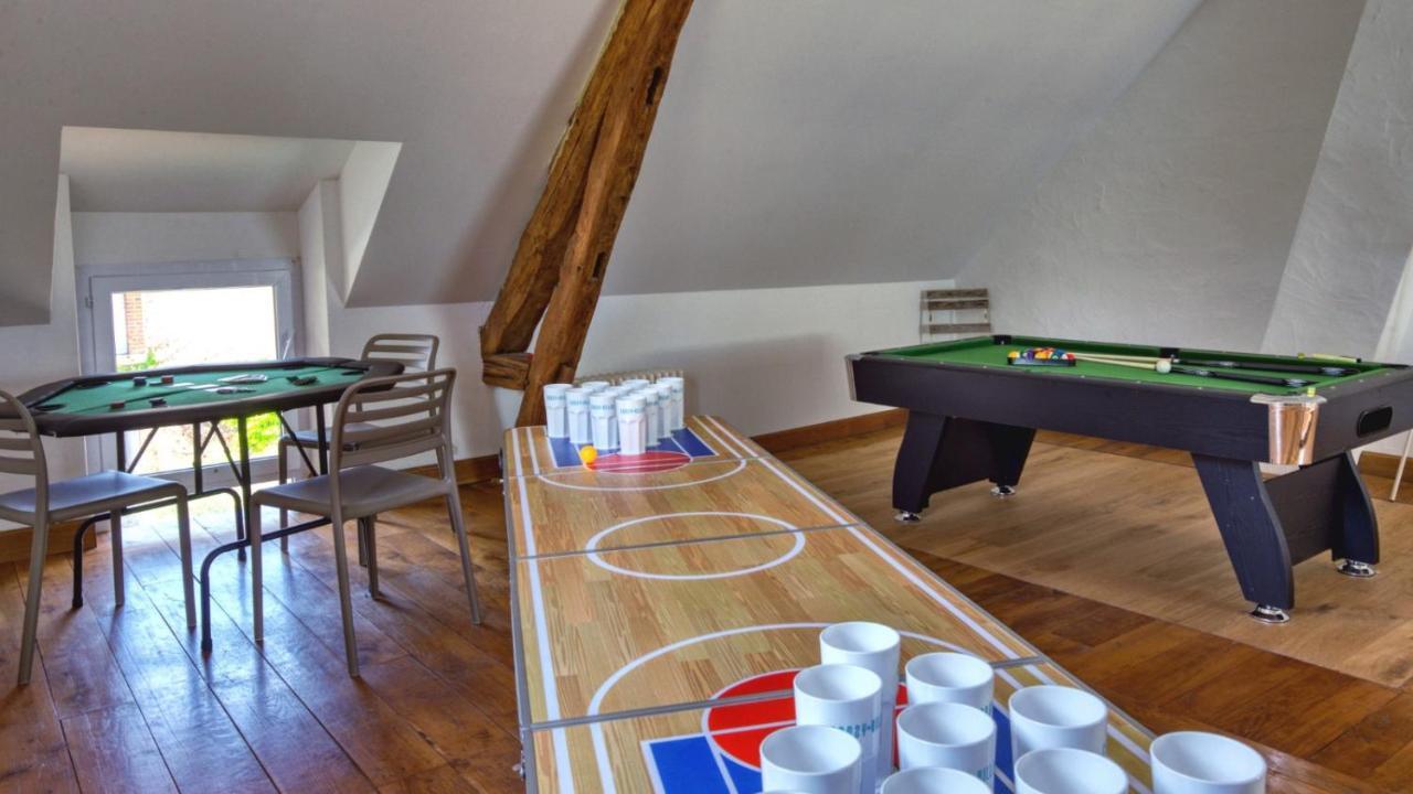 Crazy Villa Le Petit Belair 18 - Heated Pool - Foot - 2H Paris - 30P Aubigny-sur-Nere Luaran gambar